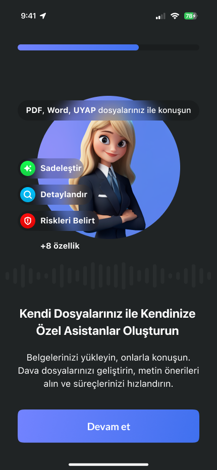 App screen